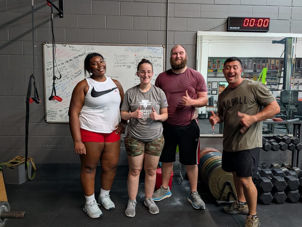 Forged Fitness members